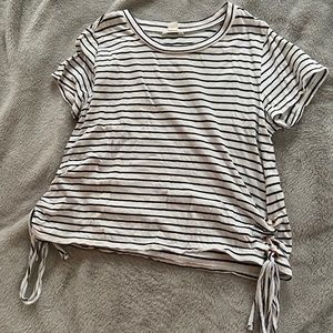 Aeropostale Striped Short Sleeve